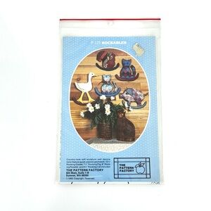 Vintage 1983 The Pattern Factory P-125 Rockables Pattern Art & Craft DIY Guide